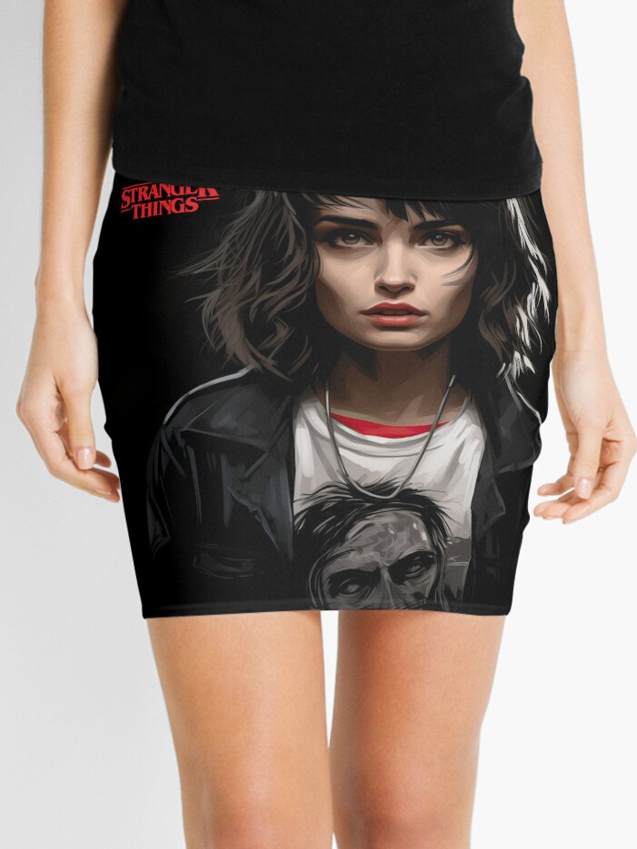 Thumbnail 1 of 4, Mini Skirt, Stranger Things art designed and sold by LLartstation.