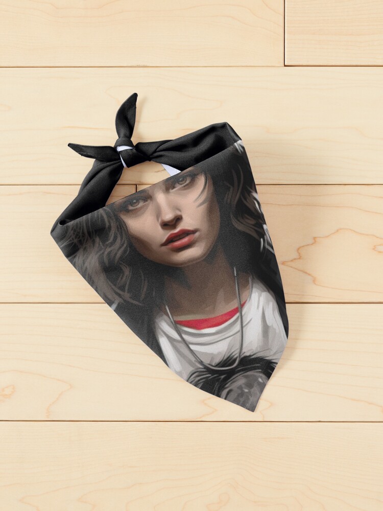 Thumbnail 2 of 6, Pet Bandana, Stranger Things art designed and sold by LLartstation.