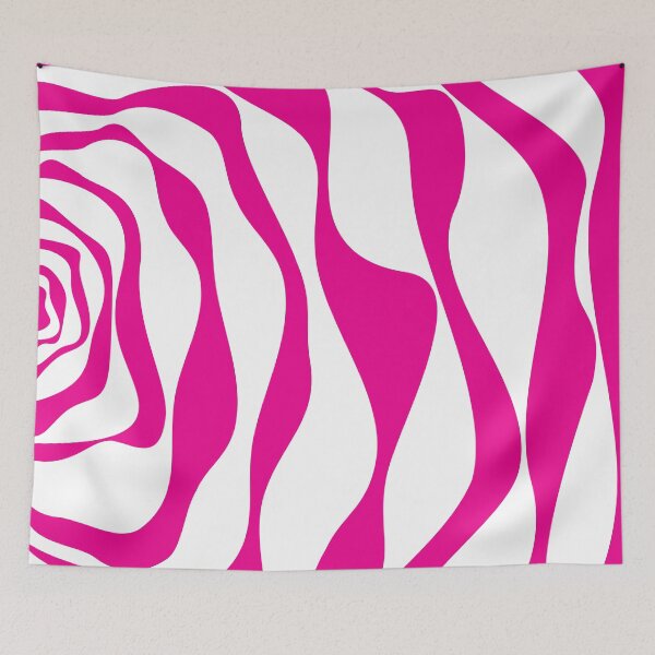 Item preview, Ebb and Flow 4 in Magenta and White designed and sold by LAEC-Shop.