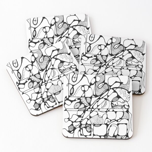 Item preview, Doodle Mania in Pen and Ink designed and sold by Professor Sheffey's Creative Expressions.