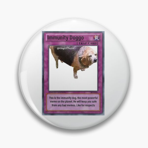 Item preview, Immunity Doggo Card designed and sold by cheapfan.