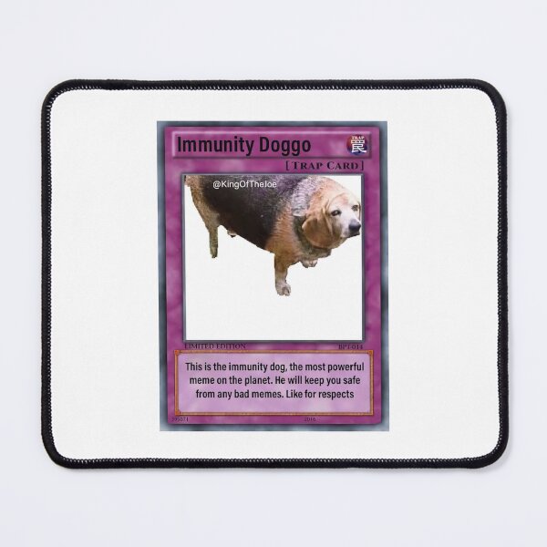 Item preview, Immunity Doggo Card designed and sold by cheapfan.