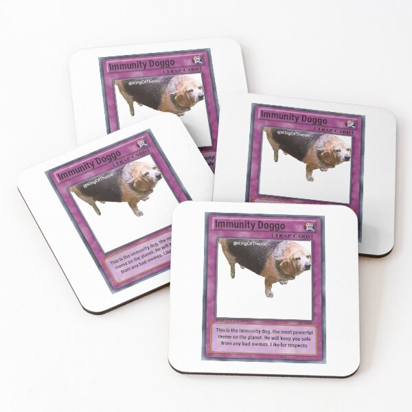 Item preview, Immunity Doggo Card designed and sold by cheapfan.