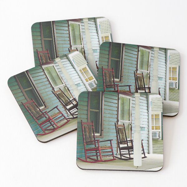 Item preview, Wooden Rocking Chairs on Porch designed and sold by Susan Savad.
