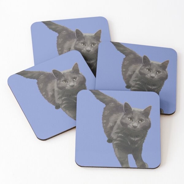 Item preview, Grey Cat Smokey designed and sold by jastinamor.