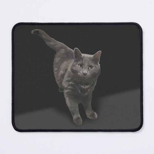 Item preview, Grey Cat Smokey designed and sold by jastinamor.