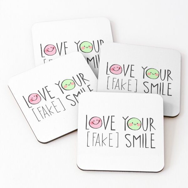 Item preview, Love Your Fake Smile designed and sold by chillaxcats.