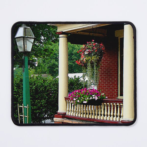 Item preview, Porch with Hanging Basket designed and sold by Susan Savad.