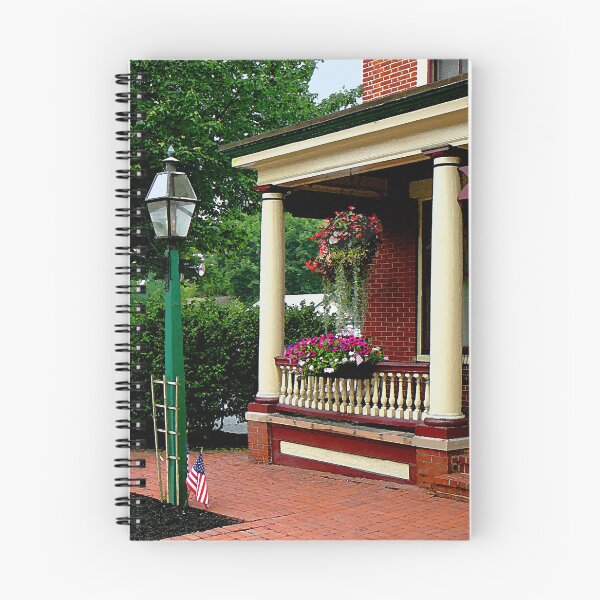 Item preview, Porch with Hanging Basket designed and sold by Susan Savad.