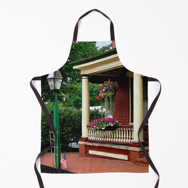 Item preview, Porch with Hanging Basket designed and sold by Susan Savad.