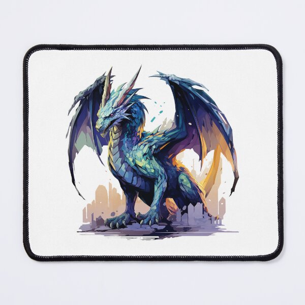 Item preview, City's Guardian: Massive Elder Crystal Dragon Art designed and sold by Christian Weiss.