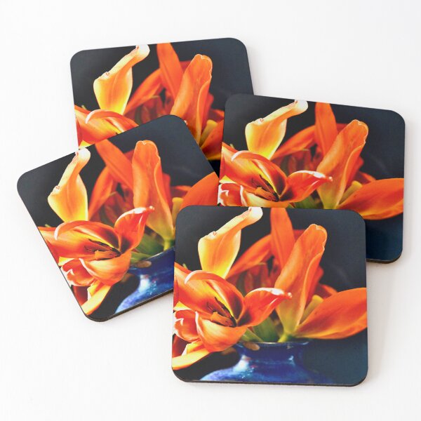 Item preview, Wind-struck red tulips designed and sold by keithmilligan.