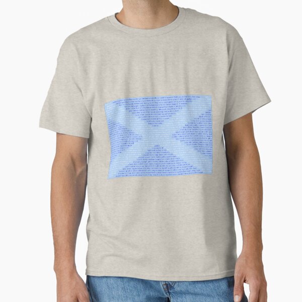 Scottish Words in a Saltire Classic T-Shirt