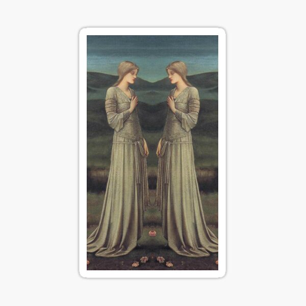 Pre Raphaelite Muse - Edward Burne-Jones - Goddess Sticker