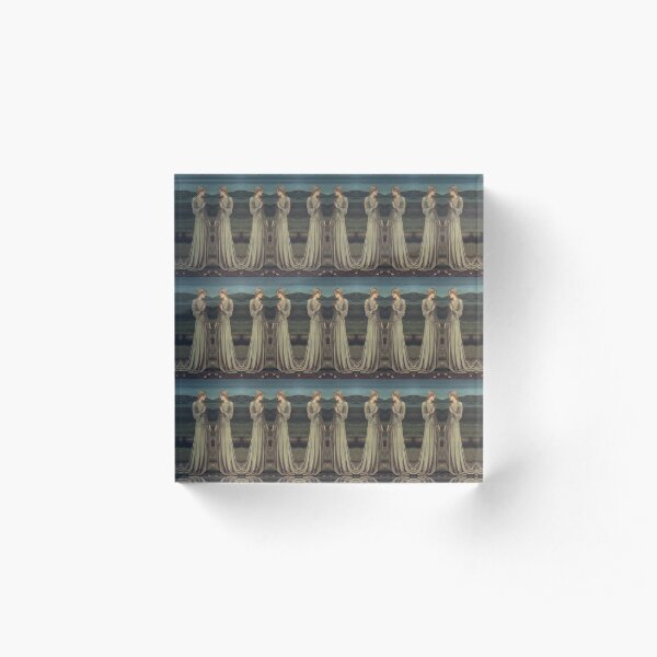 Pre Raphaelite Muse - Edward Burne-Jones - Goddess Acrylic Block