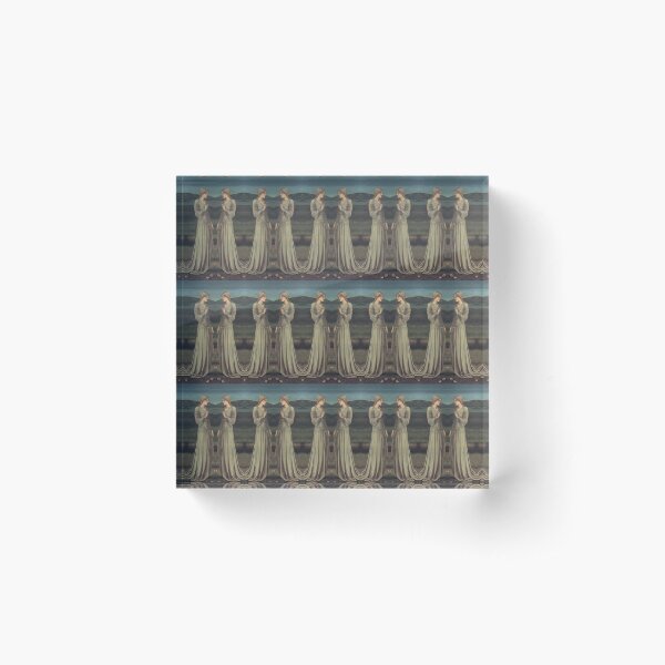 Pre Raphaelite Muse - Edward Burne-Jones - Goddess Acrylic Block