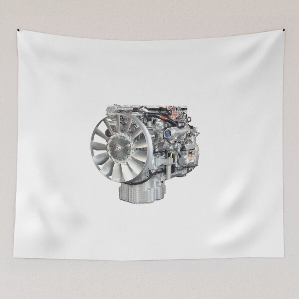 Item preview, heavy truck engine front view isolated designed and sold by goceris.