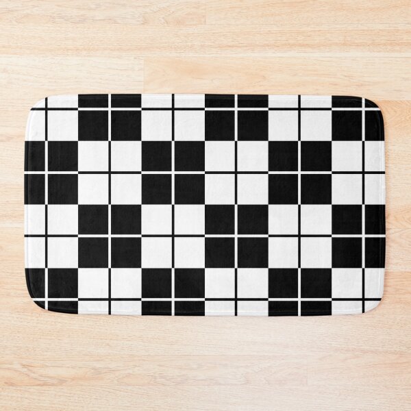 Item preview, Black and White Argyle Checkerboard Plaid Pattern designed and sold by tonymagnerart.