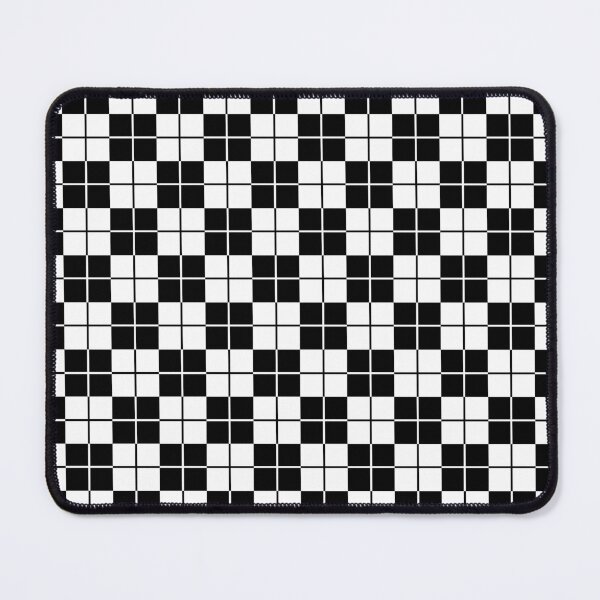 Item preview, Black and White Argyle Checkerboard Plaid Pattern designed and sold by tonymagnerart.