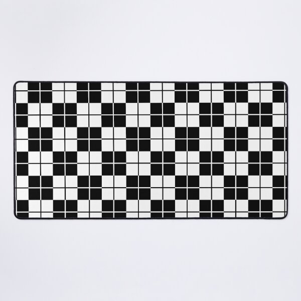 Item preview, Black and White Argyle Checkerboard Plaid Pattern designed and sold by tonymagnerart.