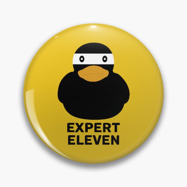 Item preview, Expert Eleven duck - original gift design designed and sold by StokeTees.