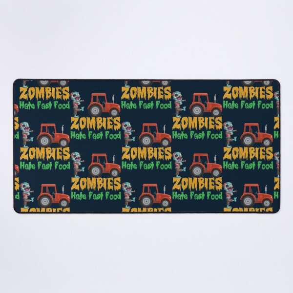 Item preview, Womens Zombies Hate Fast Food Funny Halloween Farmers VNeck      designed and sold by Kianbriseno.
