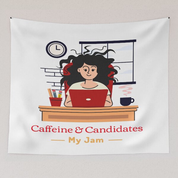 Item preview,  Recruiter -Caffeine & Candidates – My Jam designed and sold by joabaj.