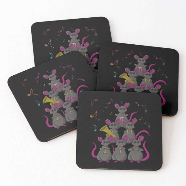 Item preview,  Goth Rats Playing Instruments designed and sold by PArtStudio.
