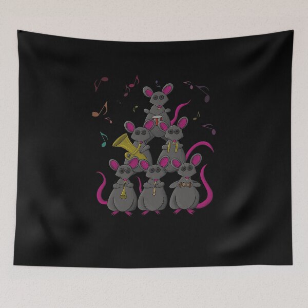 Item preview,  Goth Rats Playing Instruments designed and sold by PArtStudio.