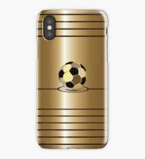 Golden Football Pitch Cases iPhone Case