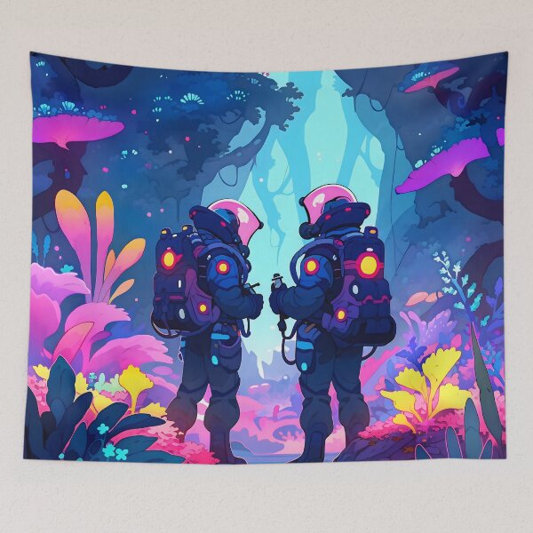 Item preview, Explore Infinity: Cosmic Digital Art and Astronauts in Space and Universe Illustrations designed and sold by InsaneLEDP.
