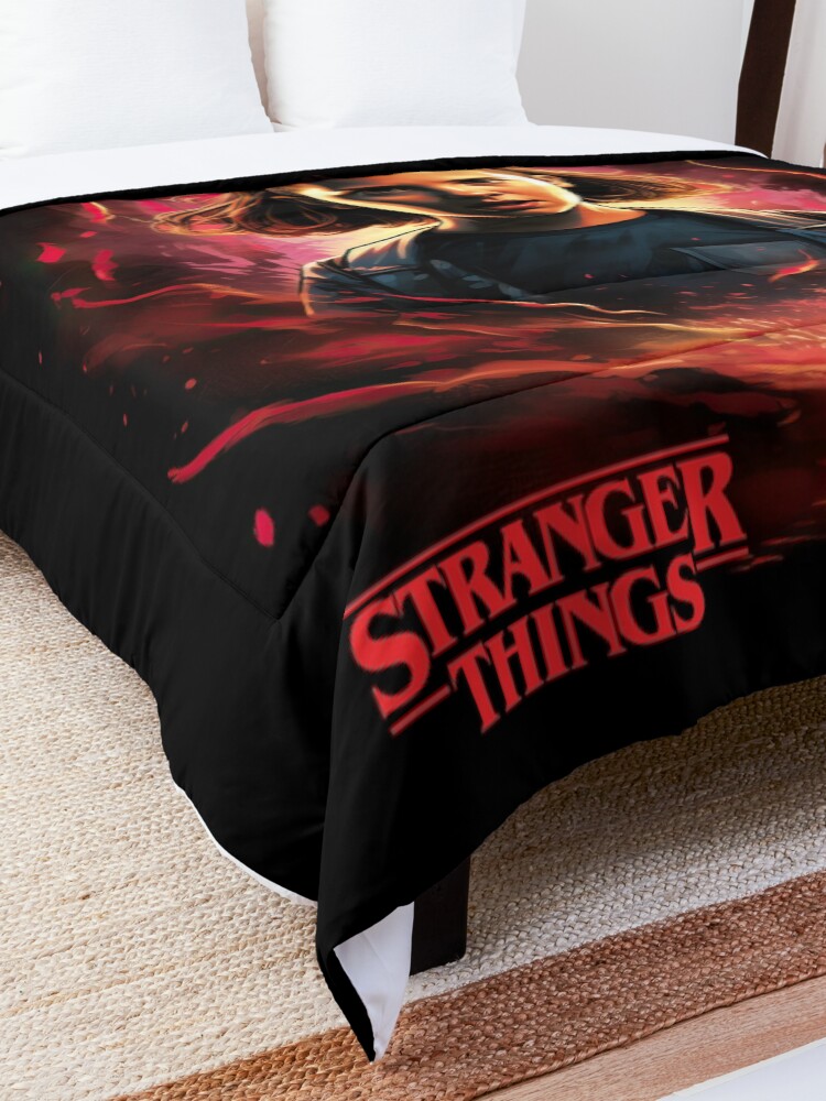 Thumbnail 5 of 6, Comforter, Stranger Things art designed and sold by LLartstation.