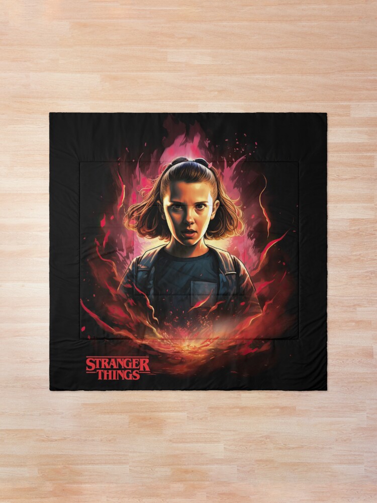 Thumbnail 1 of 6, Comforter, Stranger Things art designed and sold by LLartstation.