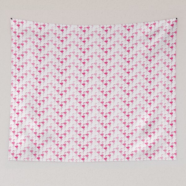 Item preview, Seamless pattern with pink flamingos designed and sold by SooperYela.