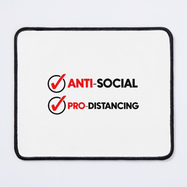 Item preview, Anti social pro distancing designed and sold by Bigilyy.