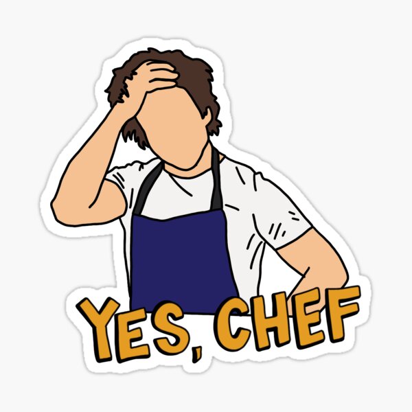 Yes Chef Knife Vinyl Sticker – Jenni Bick Custom Journals