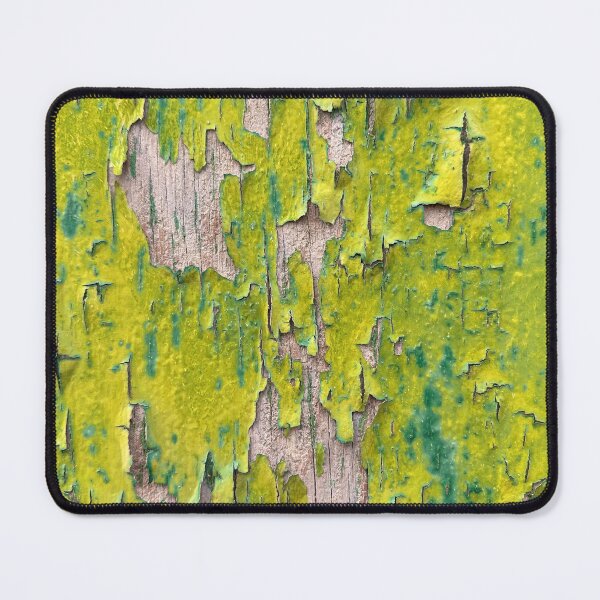 Item preview, Chipped Yellowish Green Paint on Wood | Close-up Pattern designed and sold by Frédérique de Paus.