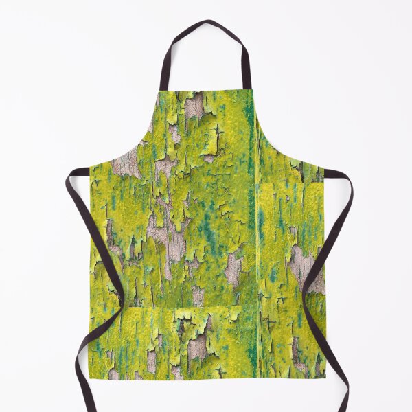Item preview, Chipped Yellowish Green Paint on Wood | Close-up Pattern designed and sold by Frédérique de Paus.