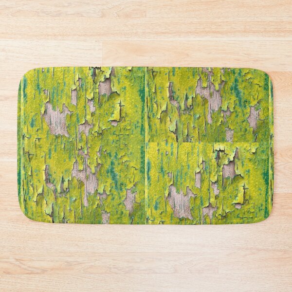 Item preview, Chipped Yellowish Green Paint on Wood | Close-up Pattern designed and sold by Frédérique de Paus.