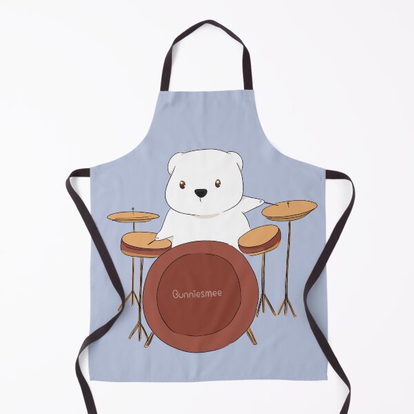 Item preview, Drummer Polar Bear | Bunniesmee designed and sold by bunniesmee.