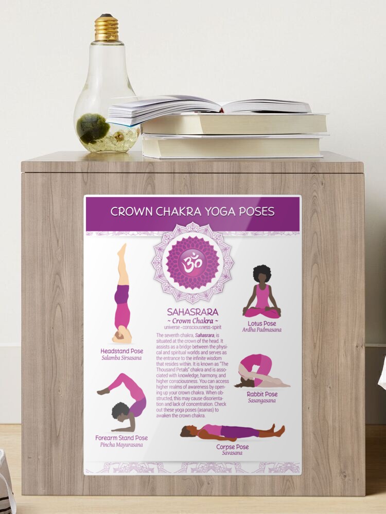 Crown Sporting Goods 63 Card Yoga Exercise Deck - 45 Poses