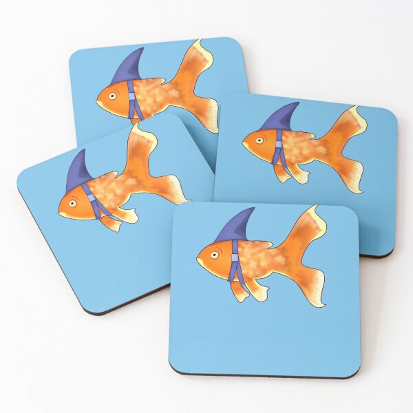 Item preview, Shark Goldfish, Cute Fish Shark designed and sold by Logiamerch.