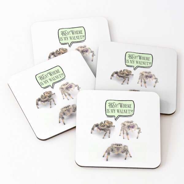 Item preview, Jumping Spider looking for walnut designed and sold by RemoteStudio.