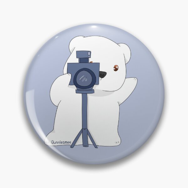 Item preview, Camera man Polar Bear | Bunniesmee designed and sold by bunniesmee.