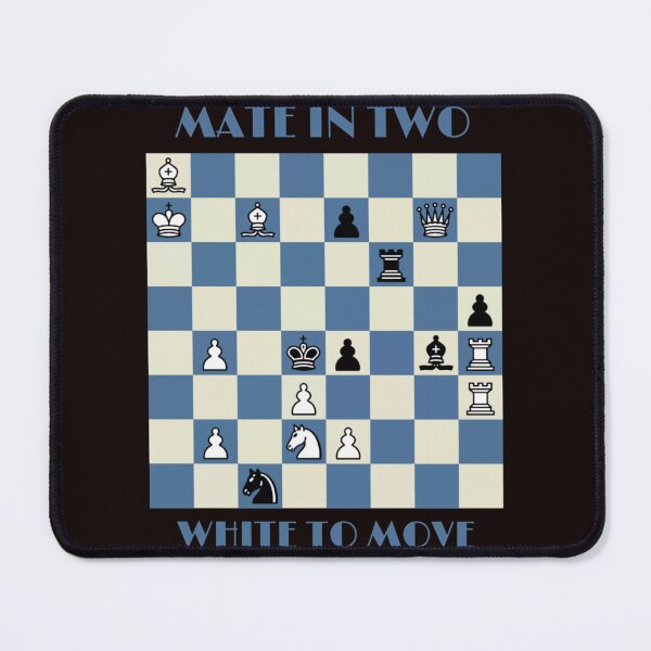 Item preview, Checkmate in two chess puzzle  designed and sold by ALEXANDRIBLAC.