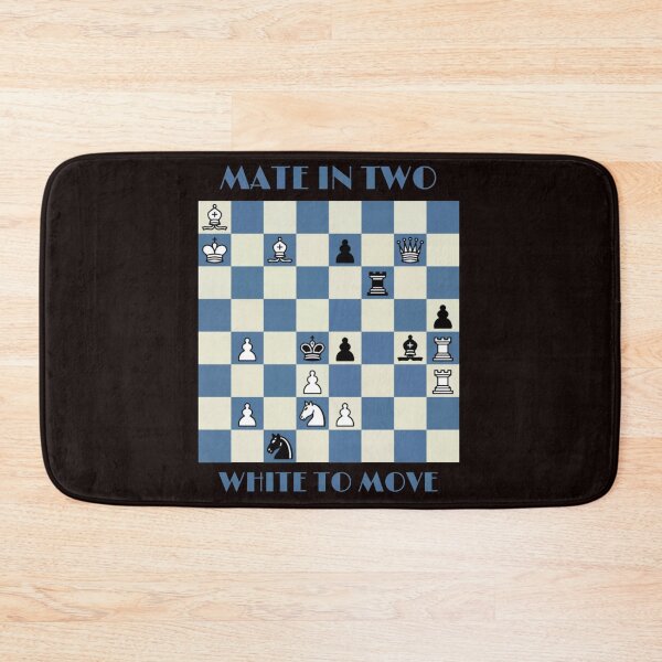 Item preview, Checkmate in two chess puzzle  designed and sold by ALEXANDRIBLAC.