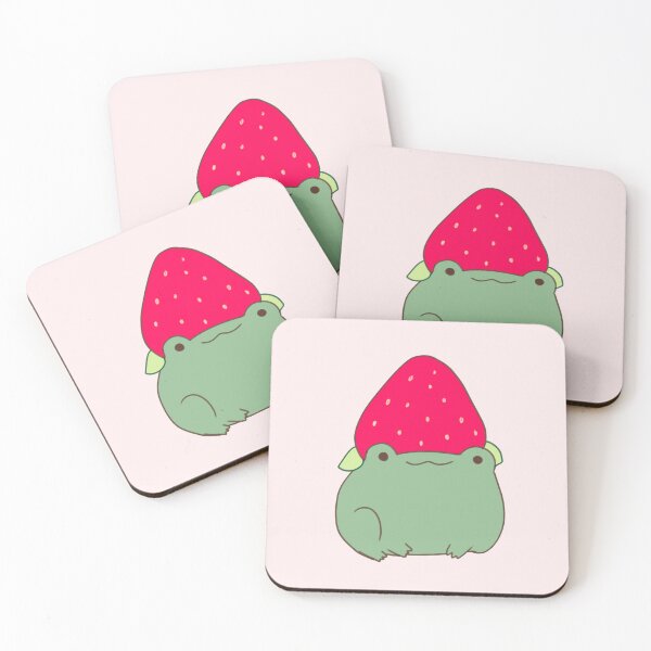 Item preview, Strawberry Frog illustration  designed and sold by Mayarart.