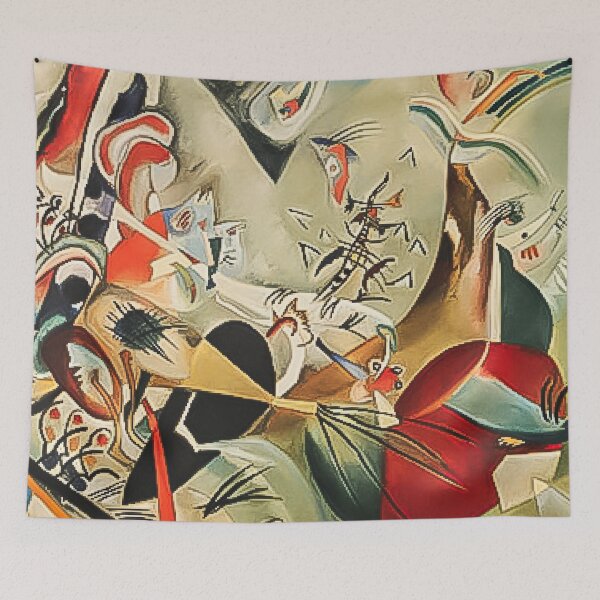 Item preview, Kandinsky | In Grey designed and sold by BossyCatHome.