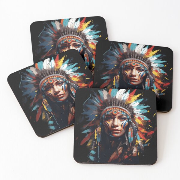 Item preview, Native American Girl designed and sold by Sandiq Design.
