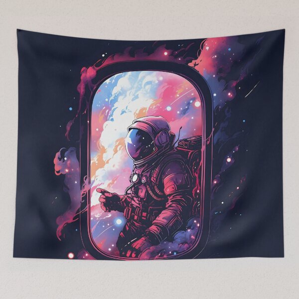 Item preview, Explore Infinity: Cosmic Digital Art and Astronauts in Space and Universe Illustrations designed and sold by InsaneLEDP.